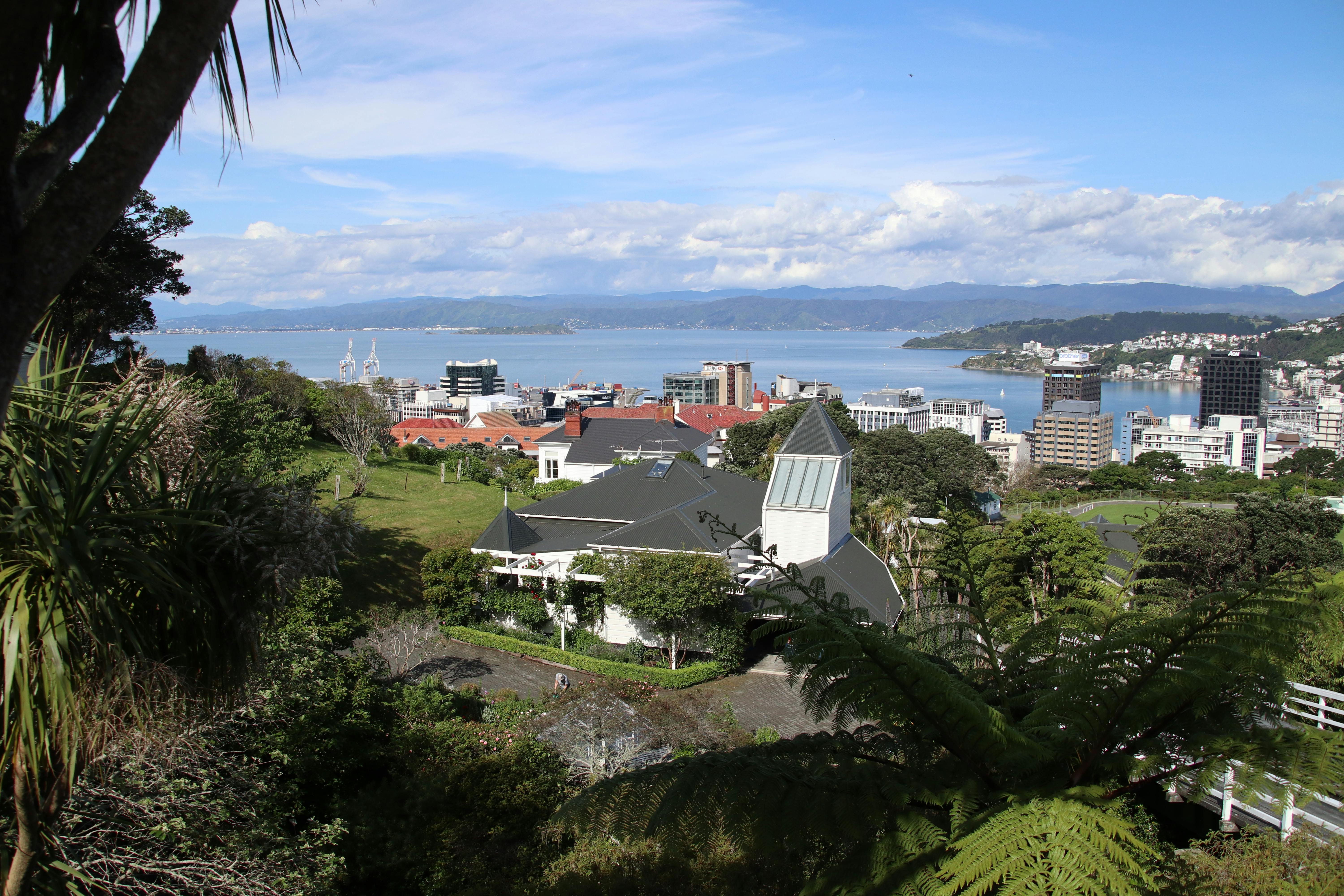 Женщина листает журнал в кафе