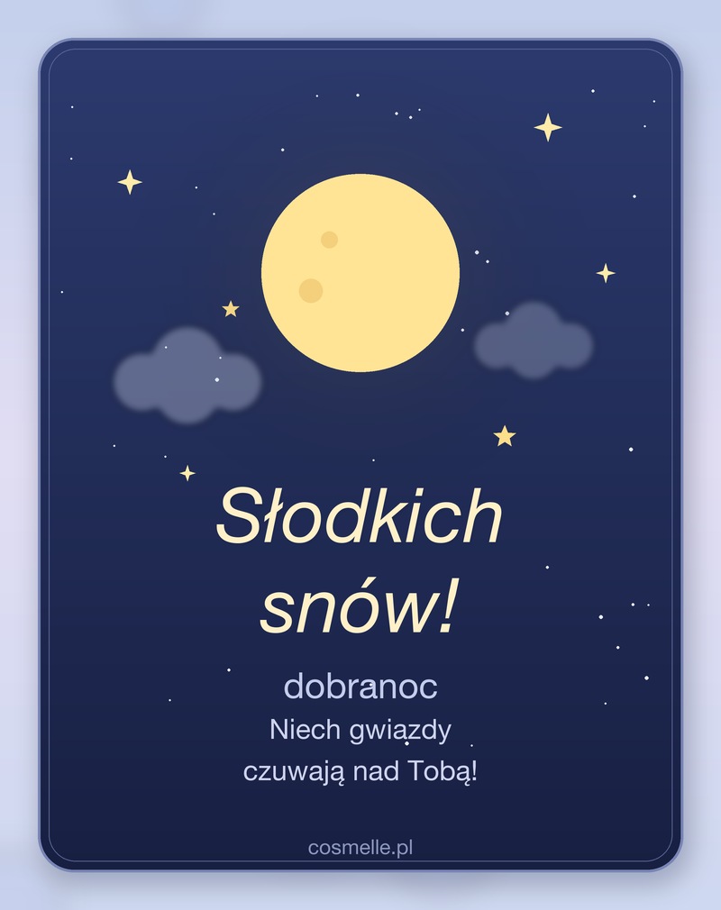 Słodkich snów