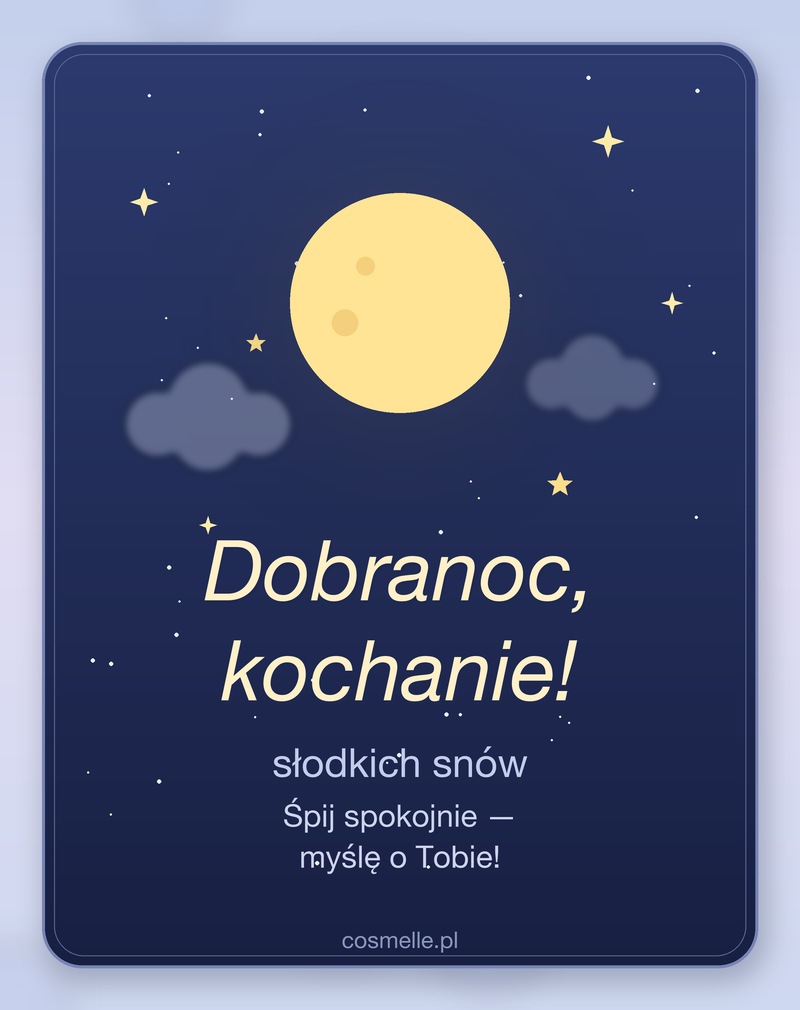Dobranoc, kochanie