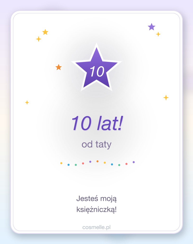Życzenia od taty dla córeczki