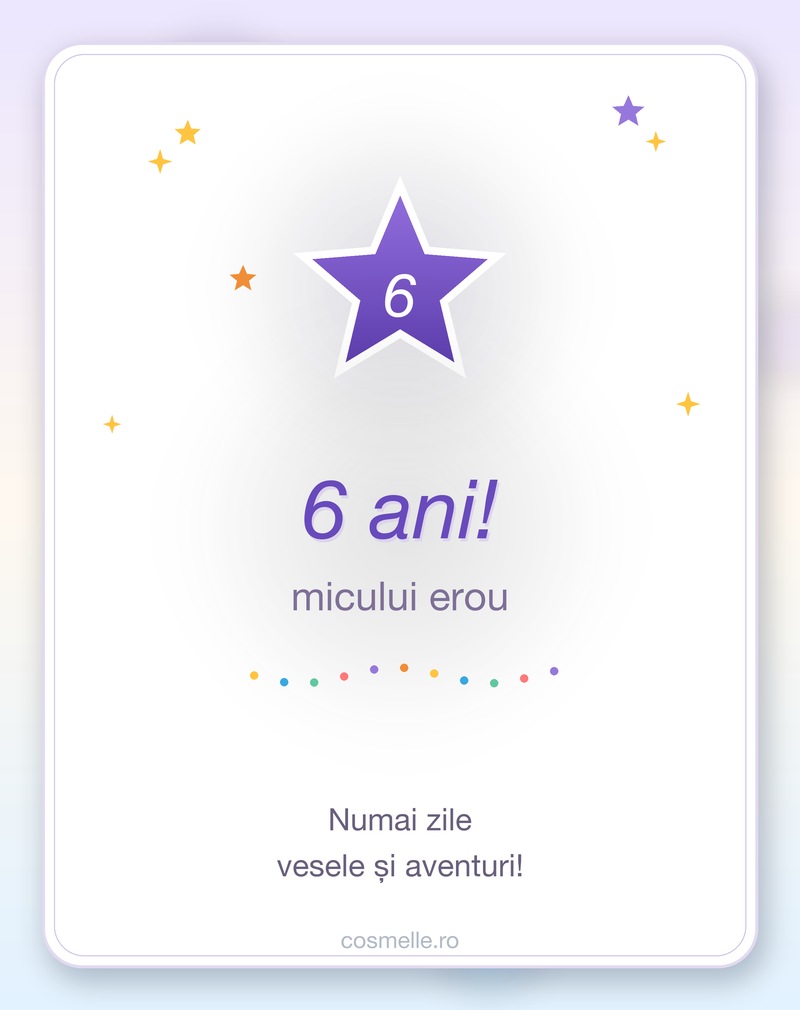 Versuri la 6 ani