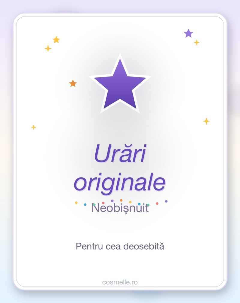 Uru0103ri originale pentru o nau0219u0103 deosebitu0103