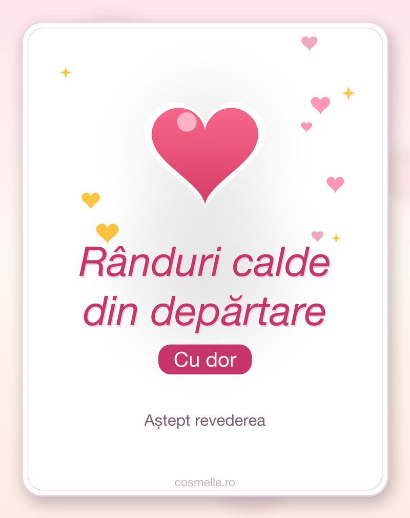 Ru00e2nduri calde pentru nau0219a departe