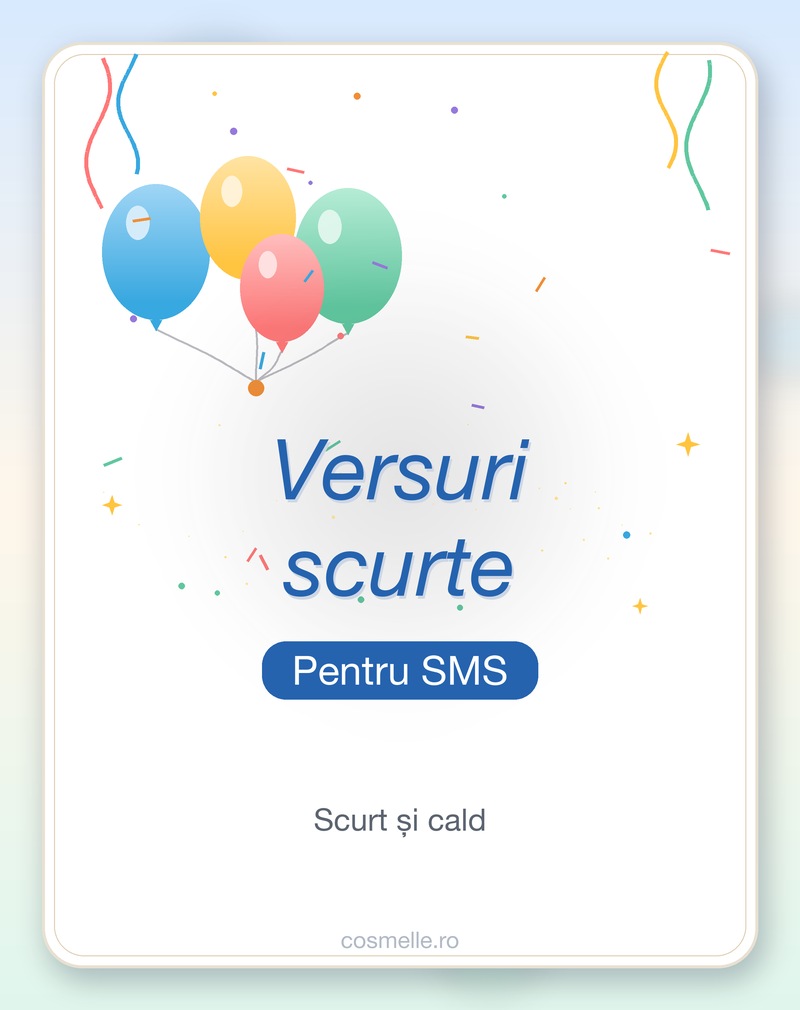 Versuri scurte pentru nau0219u0103