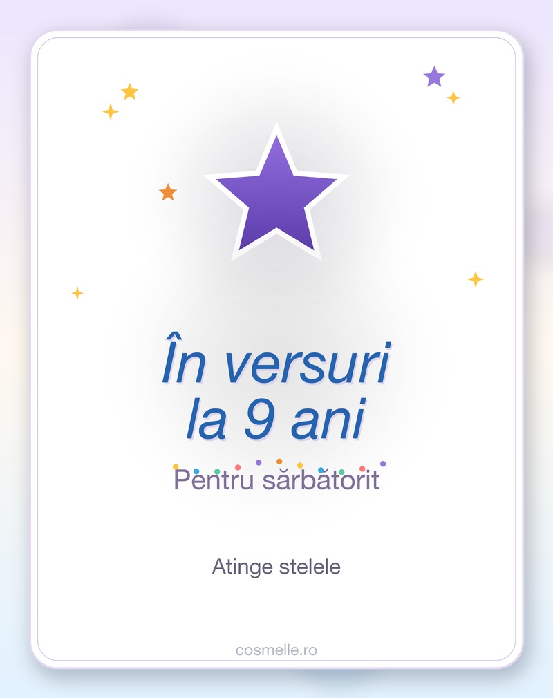 Versuri la 9 ani pentru bu0103iat