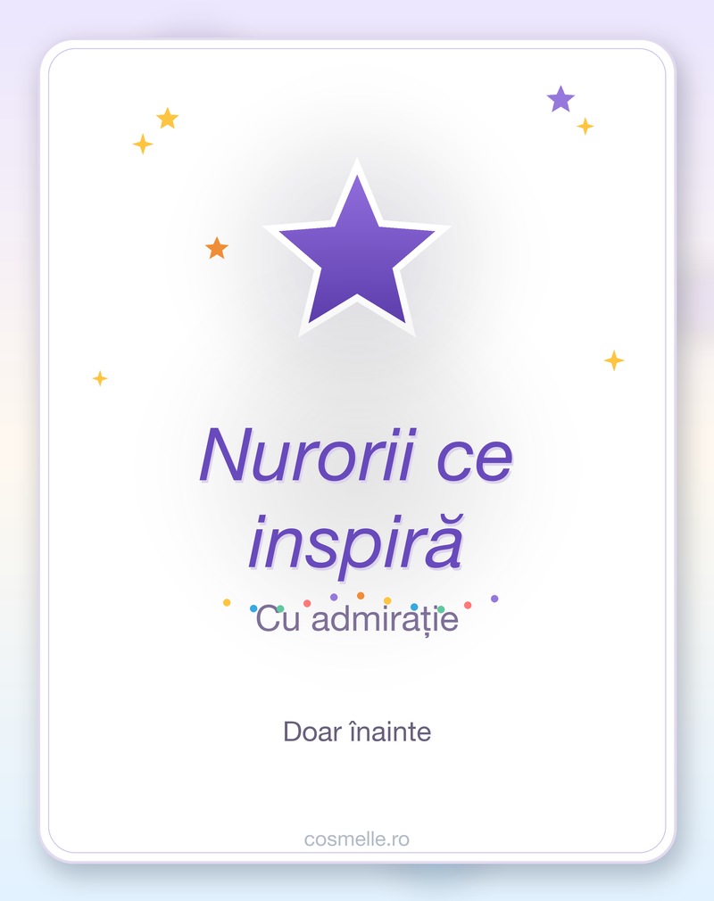 Uru0103ri pentru nora care inspiru0103