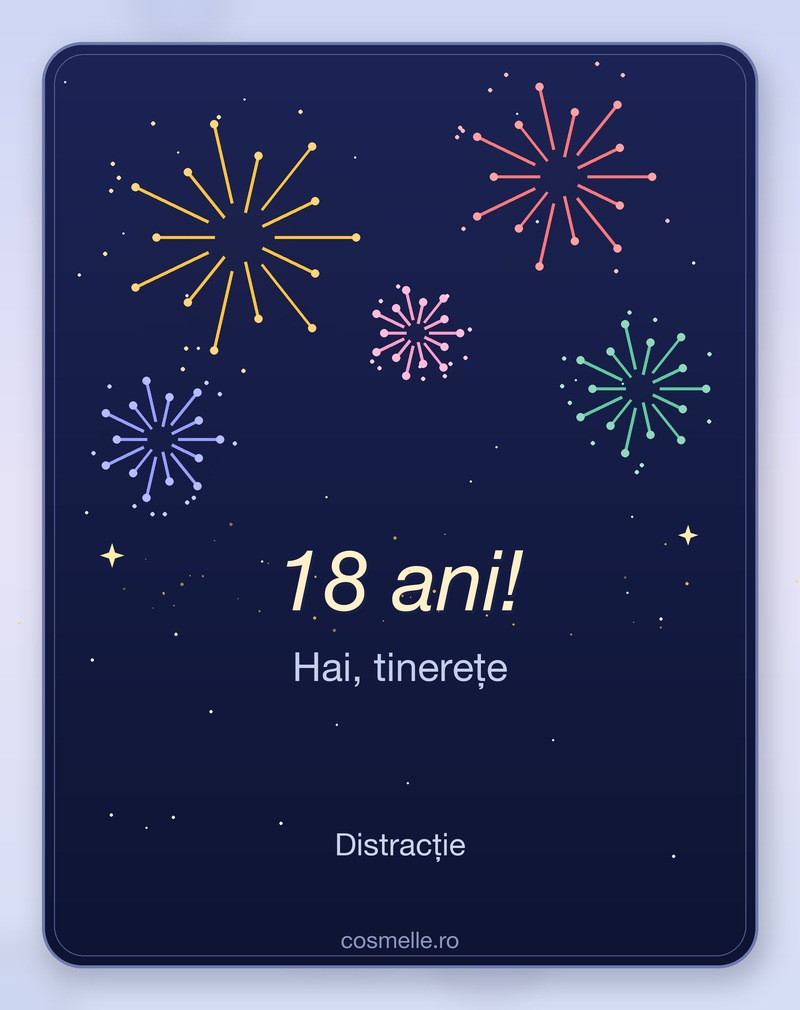 Versuri scurte la 18 ani